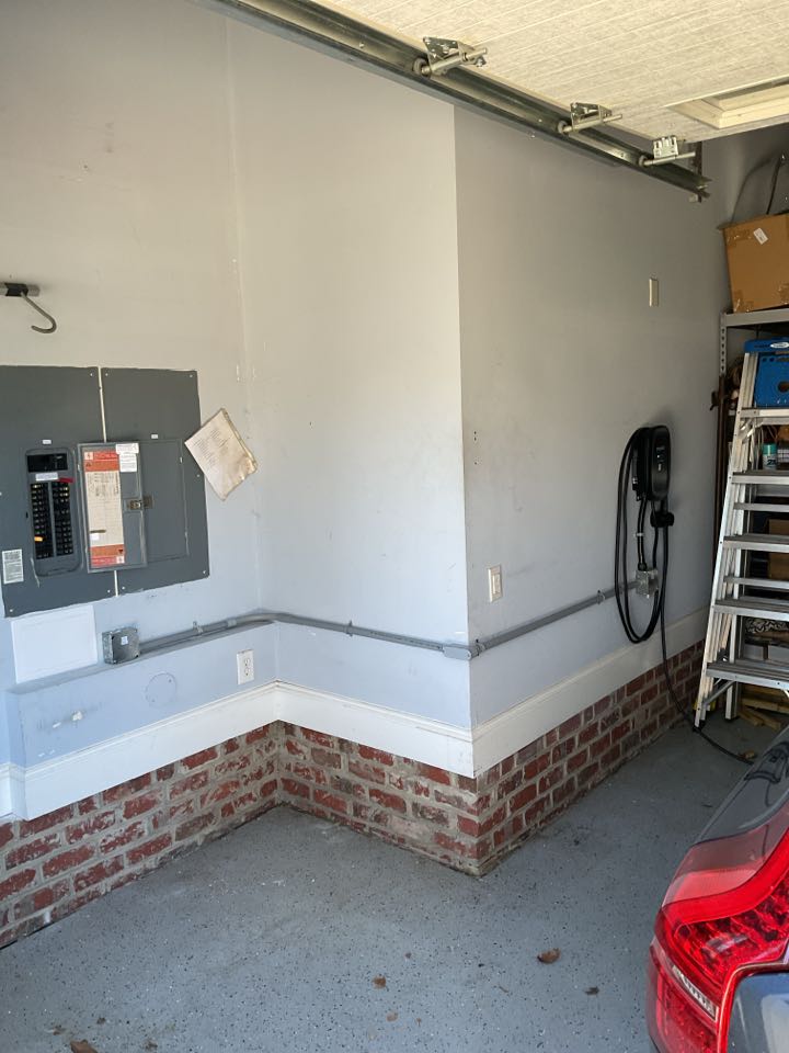 Install new vehicle charger