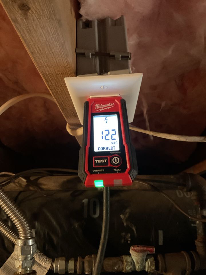 Had an older gfci, start to go bad so we replaced it with an alarm gfci so that it will notify the customer when it trips in the crawl space!