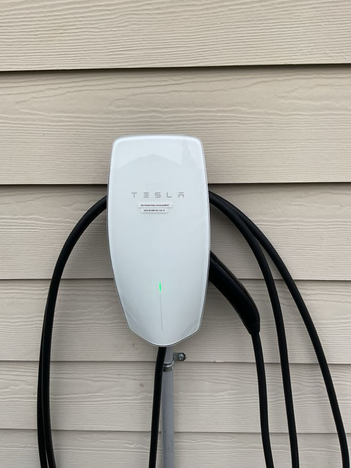 Install new EV charger 
