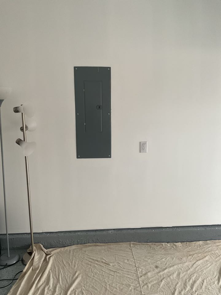 Install new EV charger to garage. 