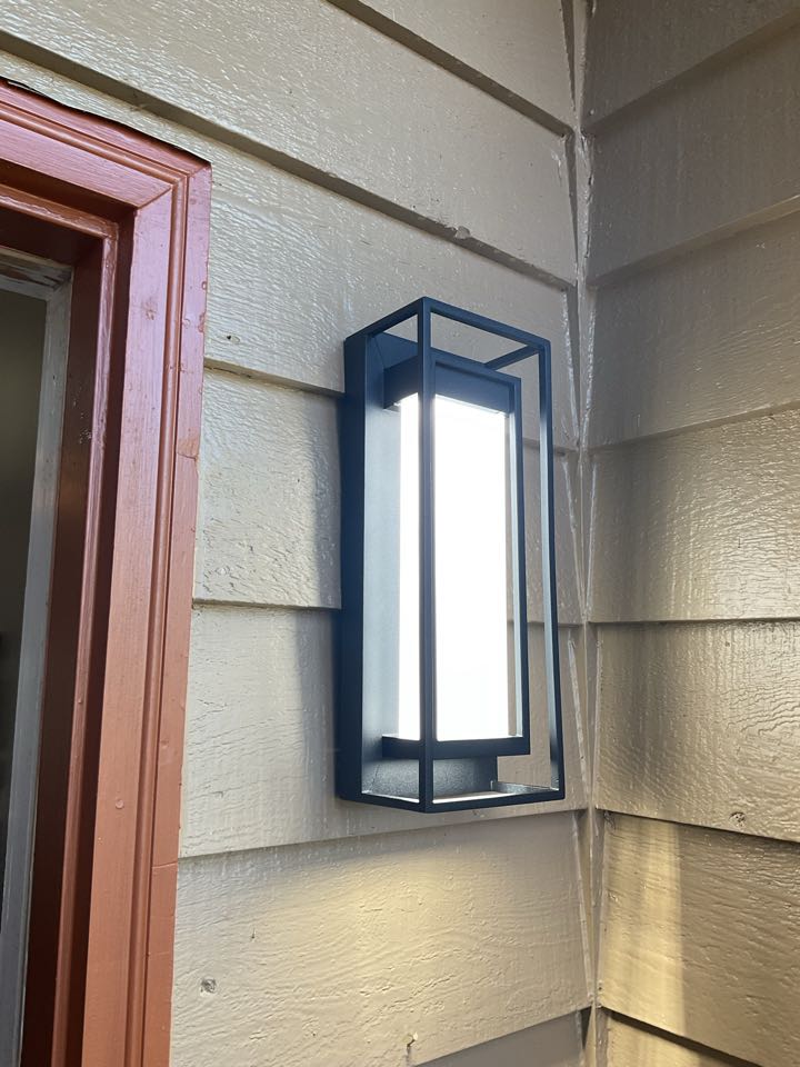 Install dimmer and new fixture. 