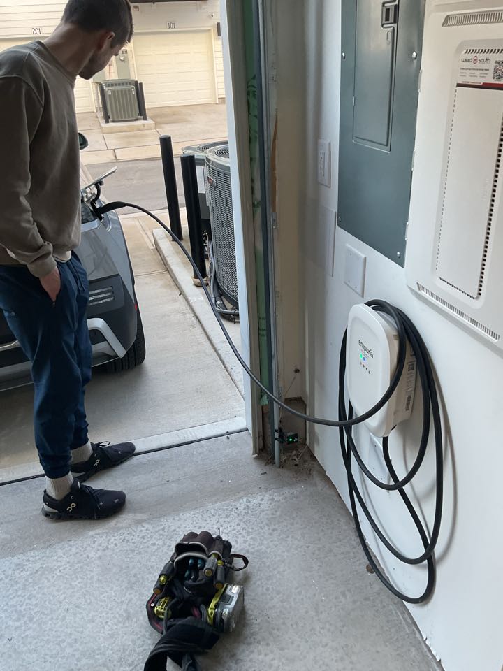 Install new EV charger 