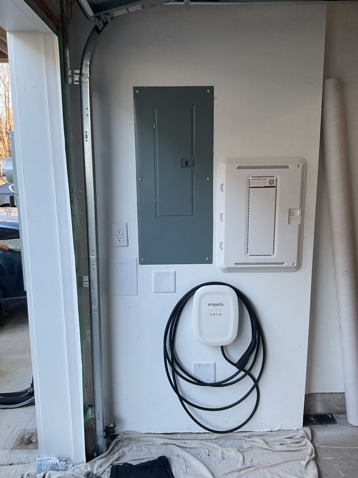 Install new EV charger 