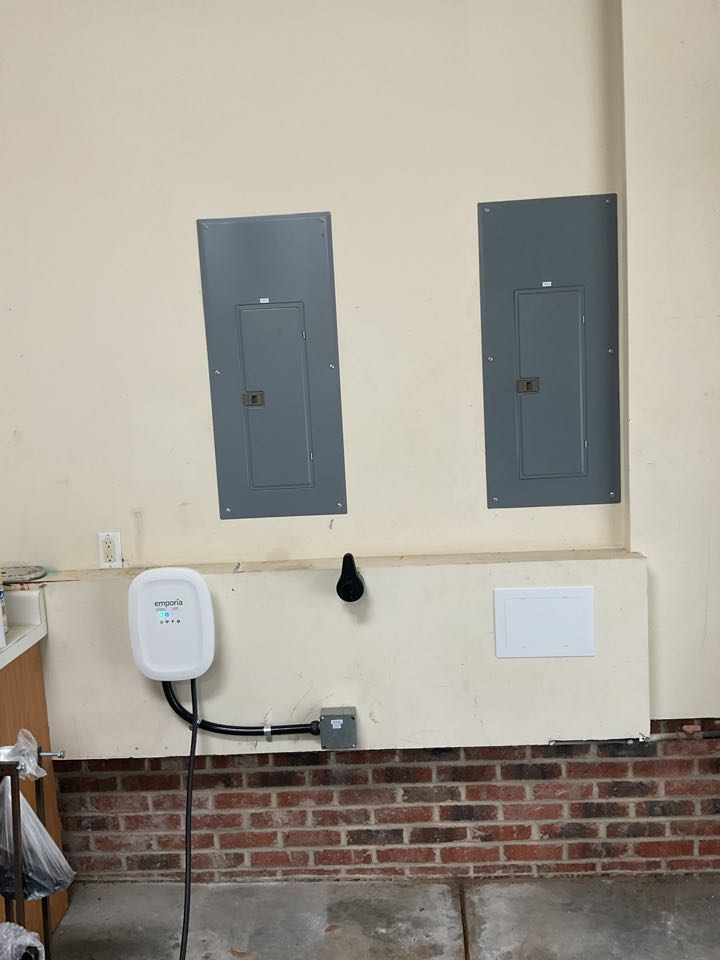 Install new EV charger for customer. 