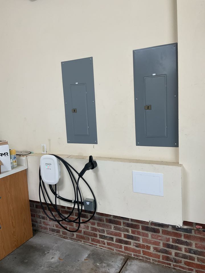 Install new EV charger for customer. 