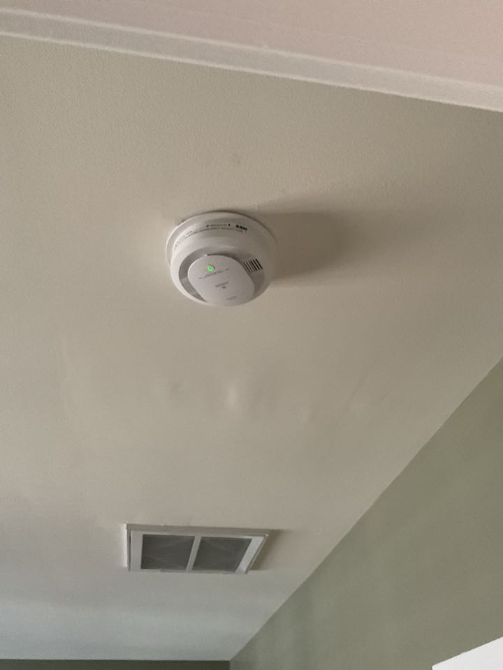 Install new smoke detectors for customer that customer supplied. 