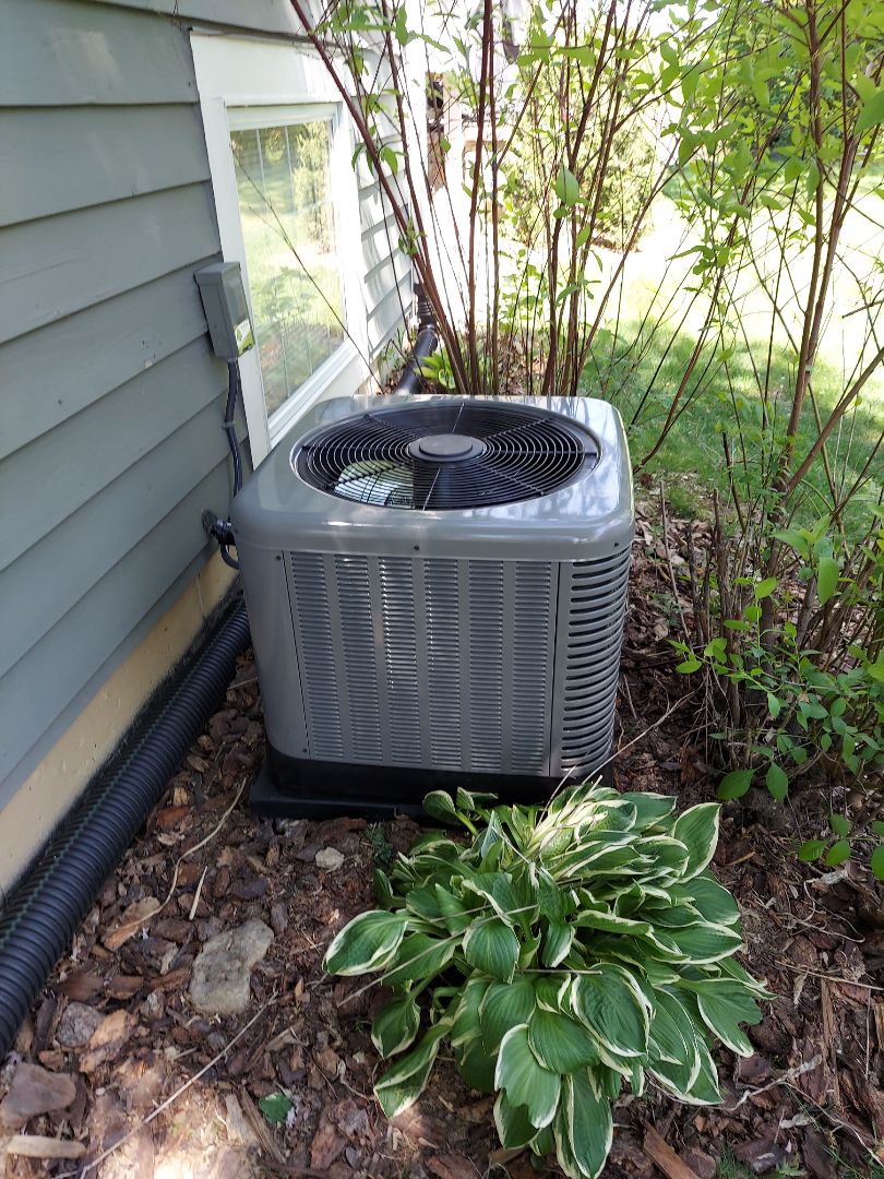 Install new rheem A/C