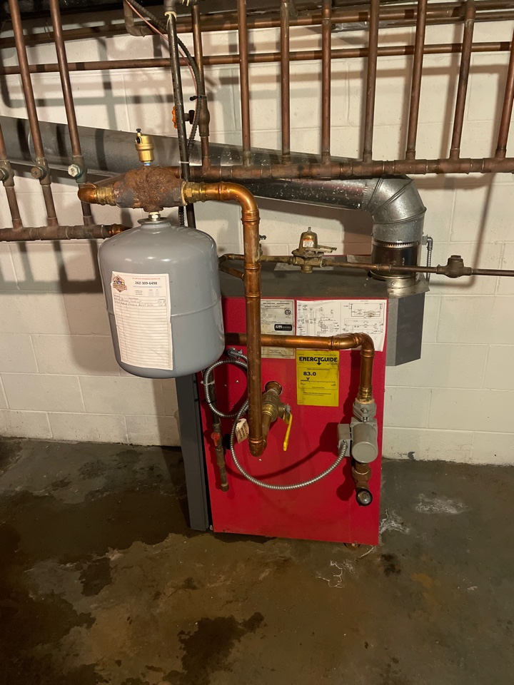 Service of Crown boiler
