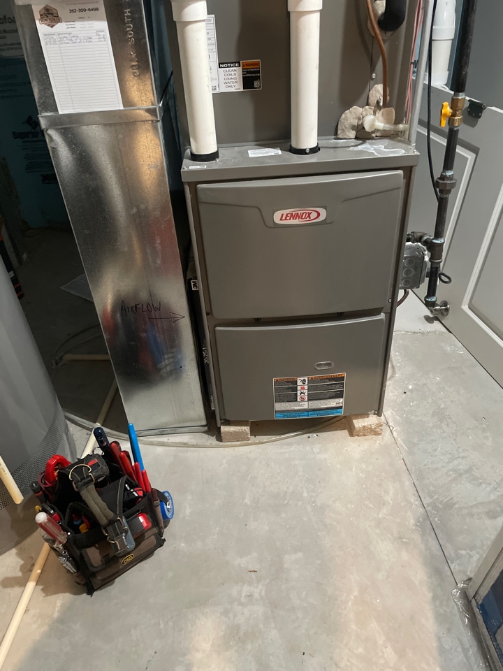 Service of Lennox furnace 