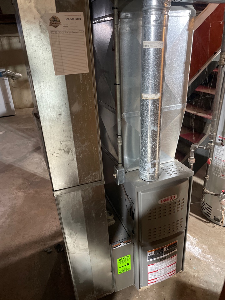 Service of Lennox furnace 