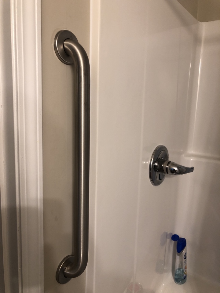 Installing grab bar