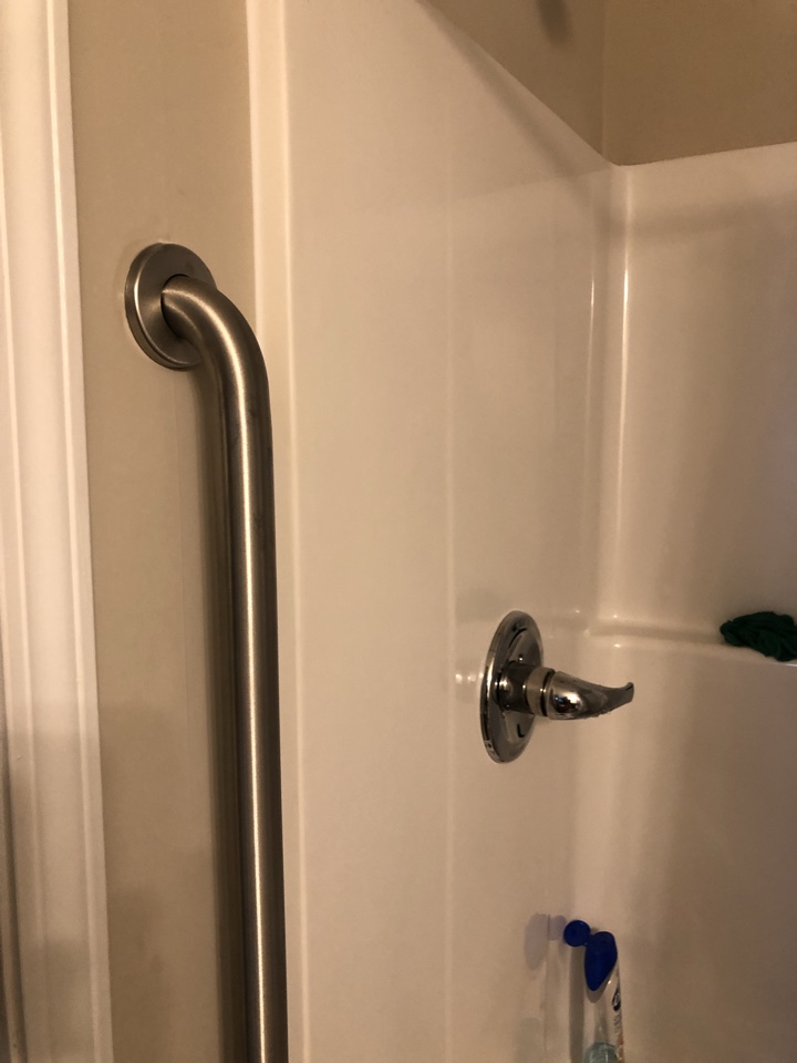 Grab bar install 
