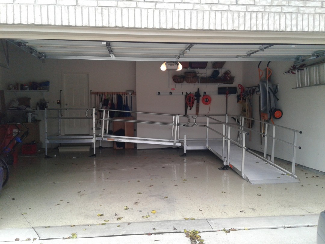 Removal of temp ramp garage