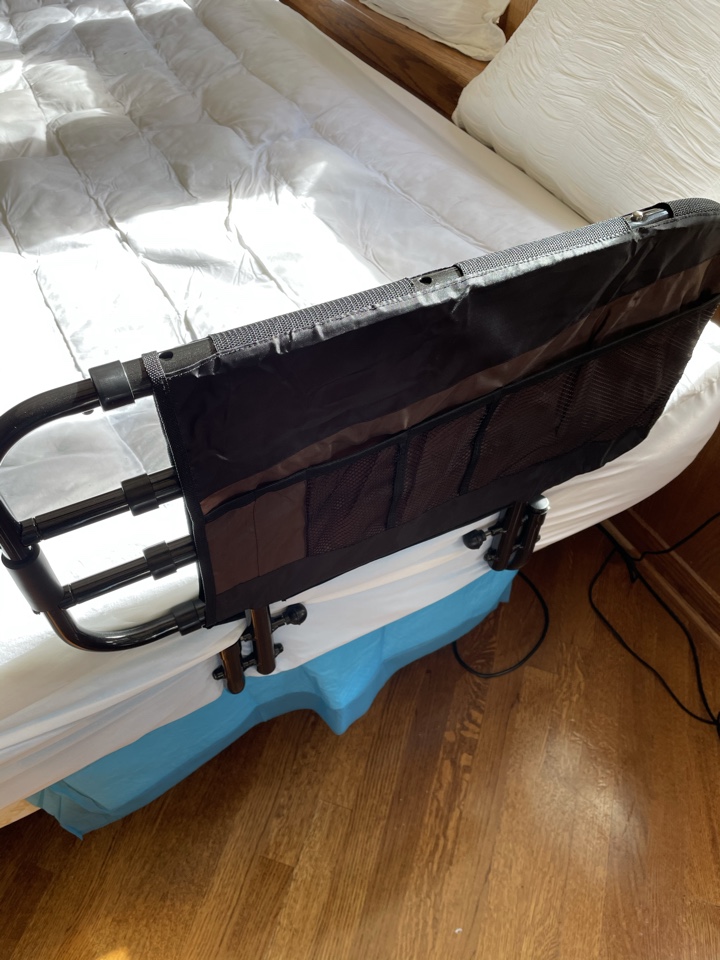 Bed rail installed 