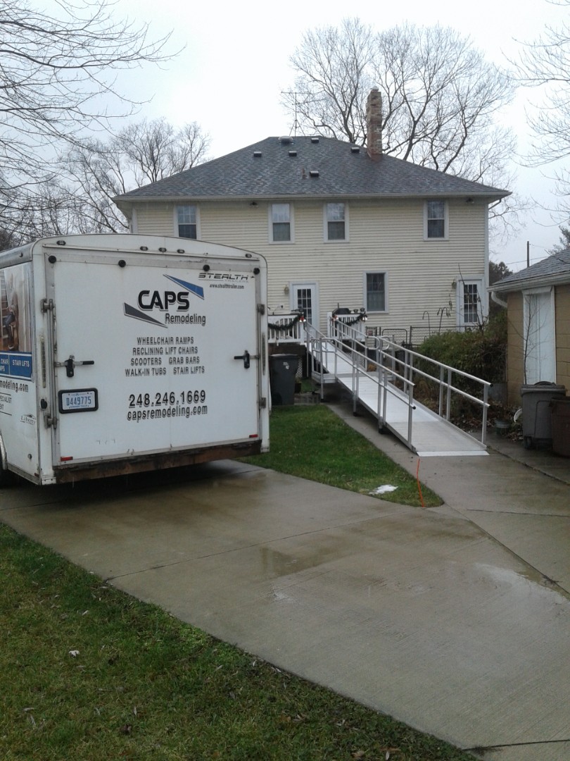 Install a wheelchair ramp
