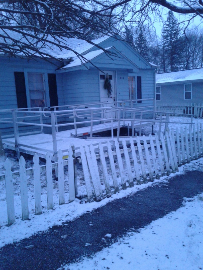 Install wheelchair ramp