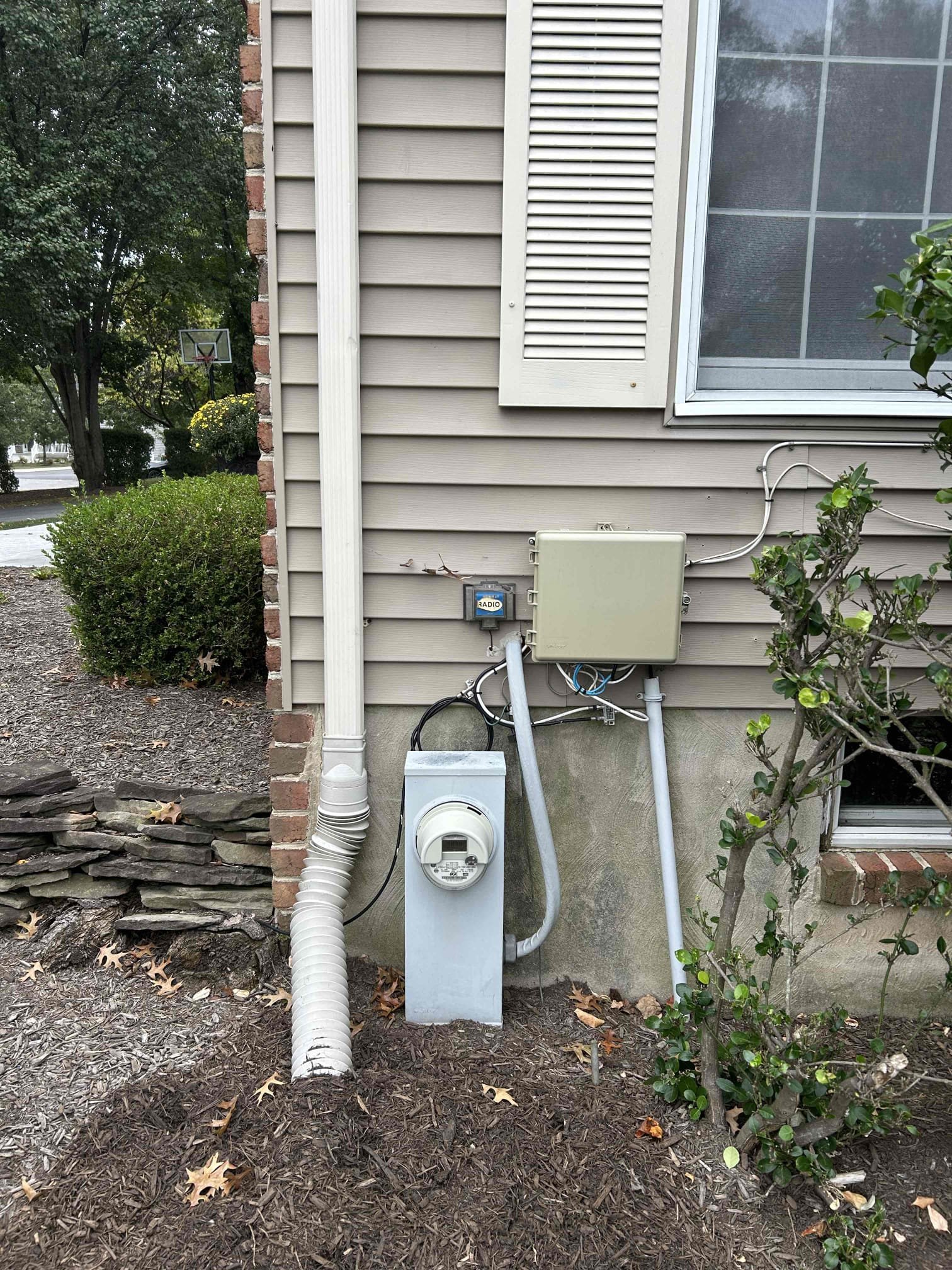 Replaced front receptacle 
We also provided pricing to replace the main panel and install all matching breakers with code updates and a permit.
The reason for the full replacement would be due to the improper breaker for the furnace circuit that does not match the existing panel as well as the over 40 year age mark.