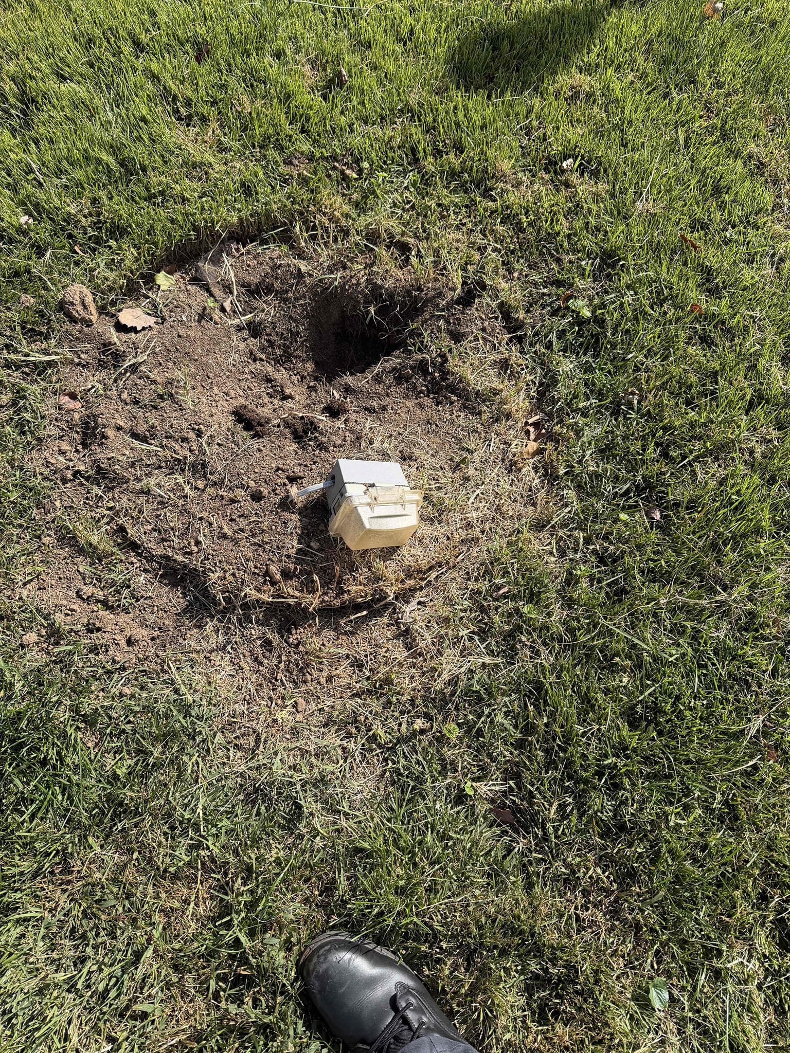 Disconnected live line running underneath the ground that was unsafe. I also provide a pricing to install the two new receptacles on the front of the house where the wires are sticking out. Also provided pricing to replace the main service cable in the back of the home with pulling a permit. Disconnected live line running underneath the ground that was unsafe. I also provide a pricing to install the two new receptacles on the front of the house where the wires are sticking out. Also provided pricing to replace the main service cable in the back of the home with pulling a permit.