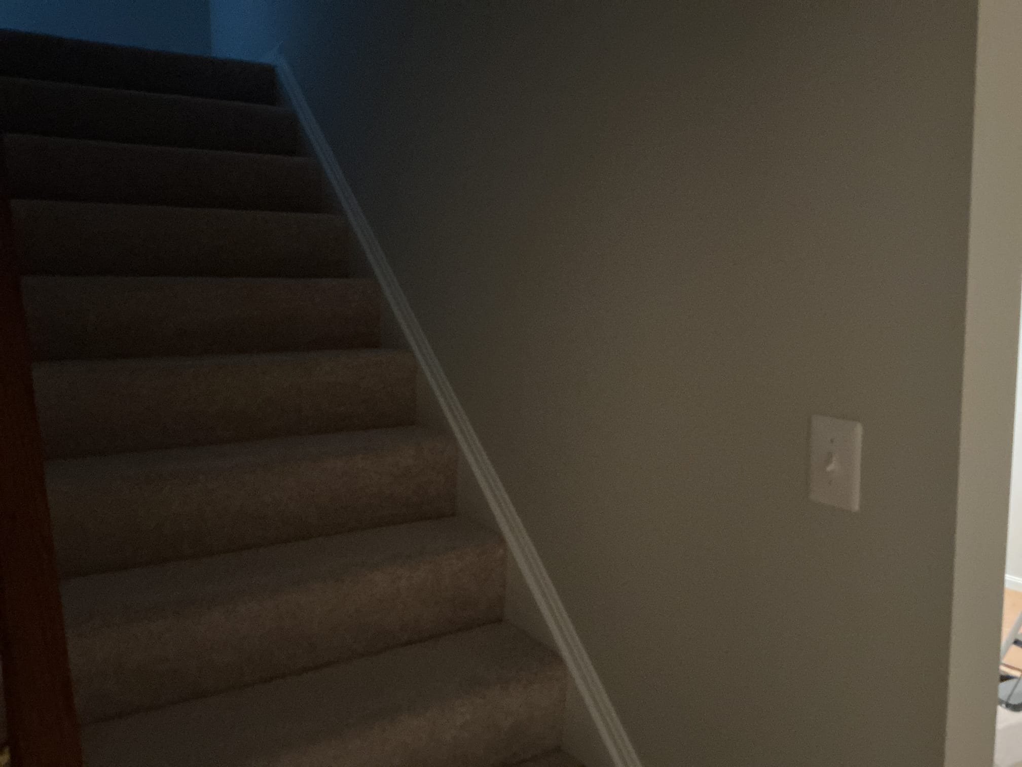 This solution includes the installation of a new 3way switch. In addition we shall install gfci protection at washing machine and sump pump, replace 6 additional receptacles and 4 switches.

We have replaced the antiquated dimmers with standard switches, replaced 7 receptacles and installed gfci protection at washer and sump pump.