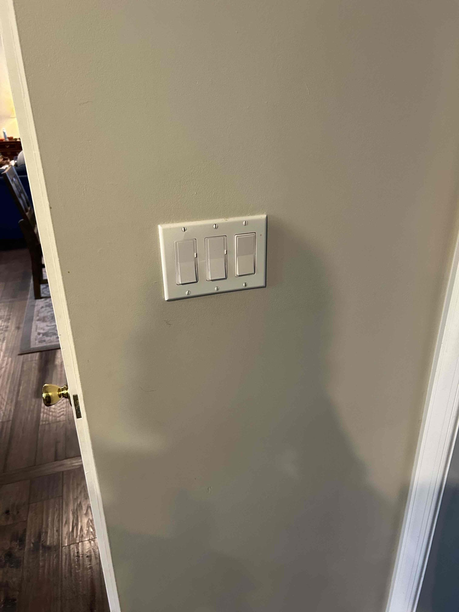 Replace improper dimmers on kitchen lights
The reason for today’s visit was to assess flicking lights in the kitchen. Customer had their kitchen remodeled a few years ago and had all new LED recessed lights installed with dimmers. The lights were flickering when the dimmers were turned all the way up. After assessing what was going on with the dimmers, we noticed that they were not LED rated we replaced the dimmers with new LED diva dimmers and the lights are all working properly now.