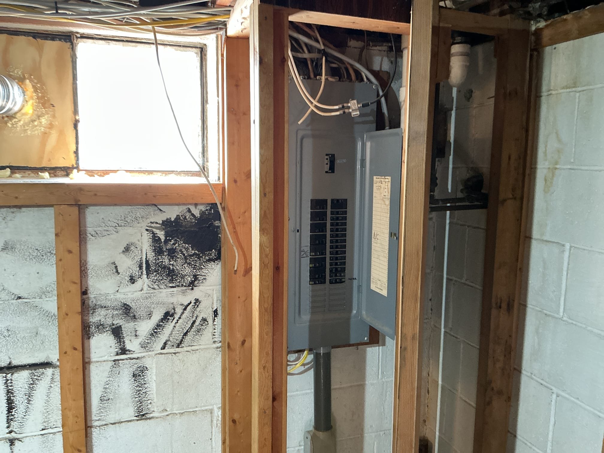 This solution includes the replacement of the existing damaged service cable.

We have replaced the damaged existing service cable. We shall schedule for inspection.