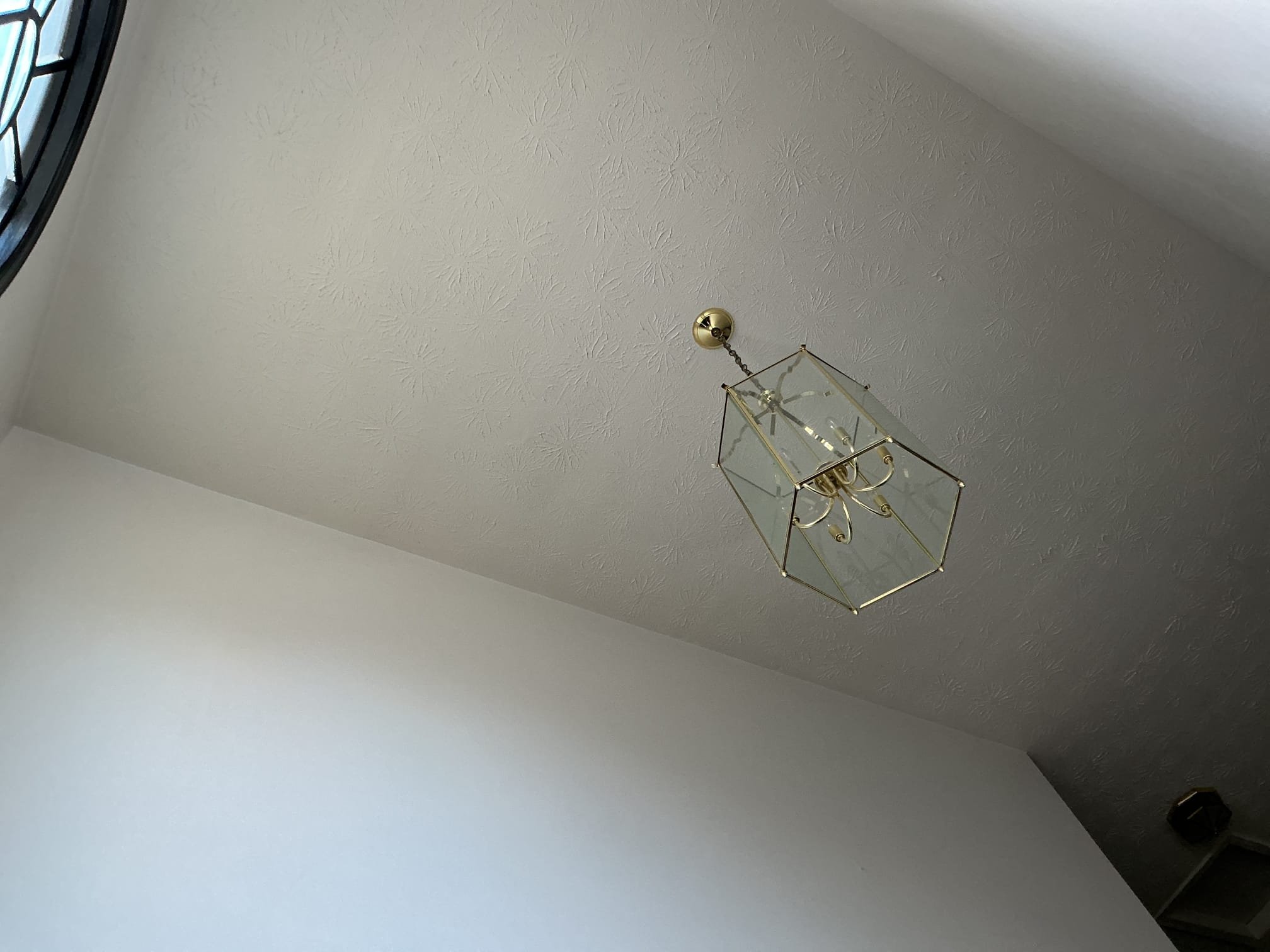 We delivered pricing regarding the installation of a customer supplied foyer fixture.