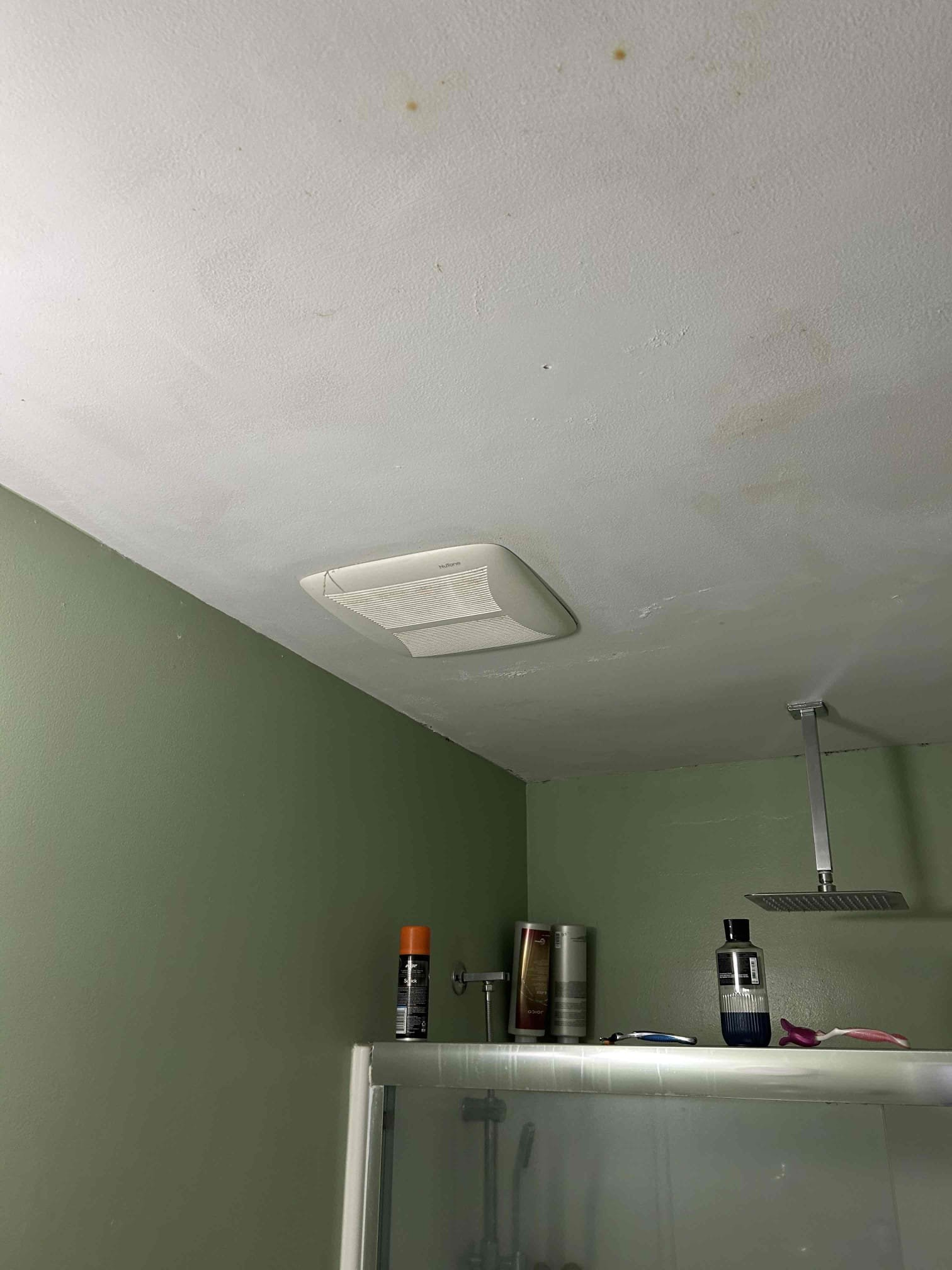 Replace customer supplied bathroom exhaust fan
Installation of new three gang switch bank in place of the existing two gang
Installation of new GFCI receptacle as well as a new switch for the vanity light and customer supplied smart switch for fan.
Install surge protector 