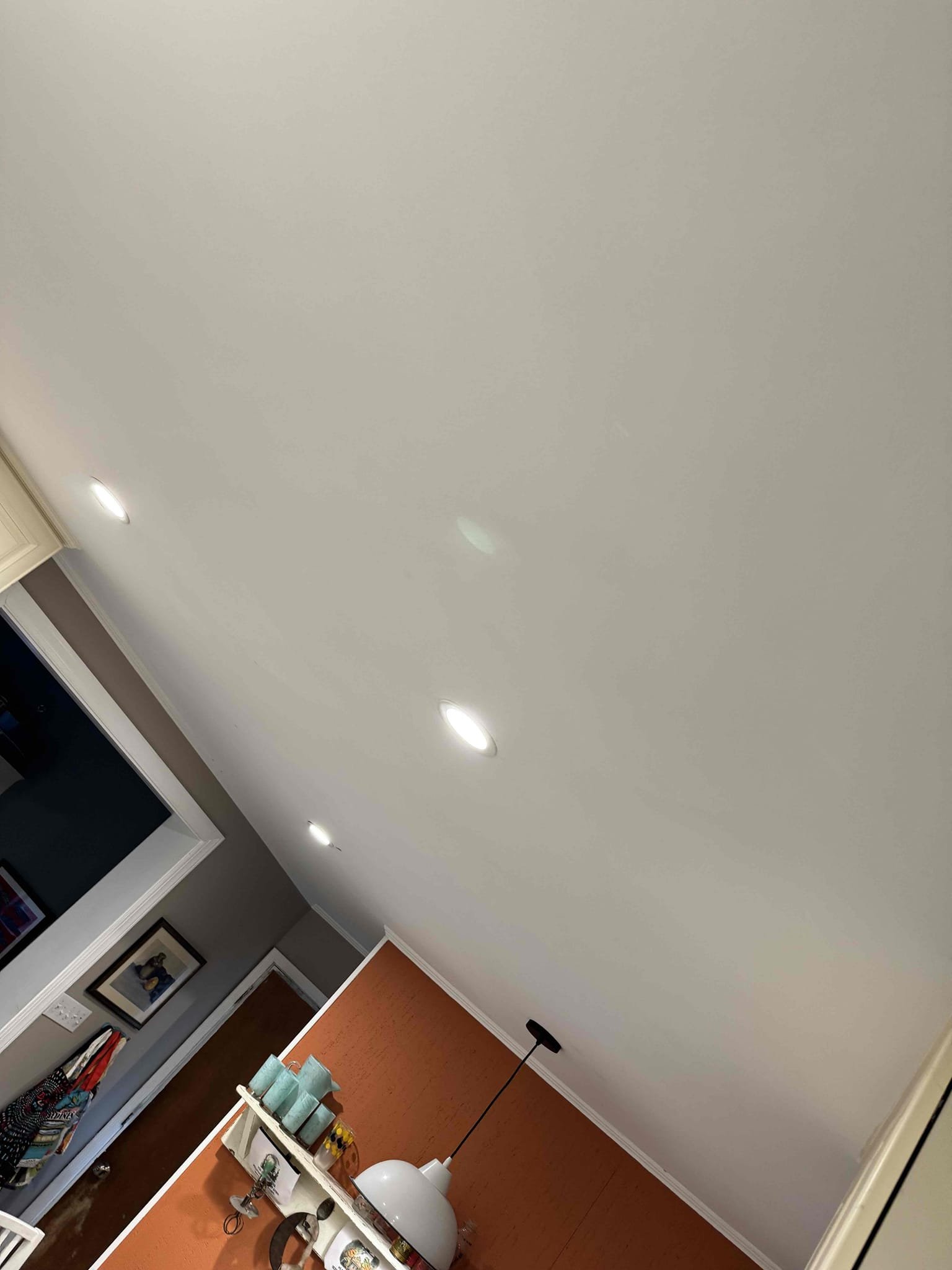 Replace kitchen led retrofits 
Install Caseta pico switching in basement
Replace (2) hallway retrofits