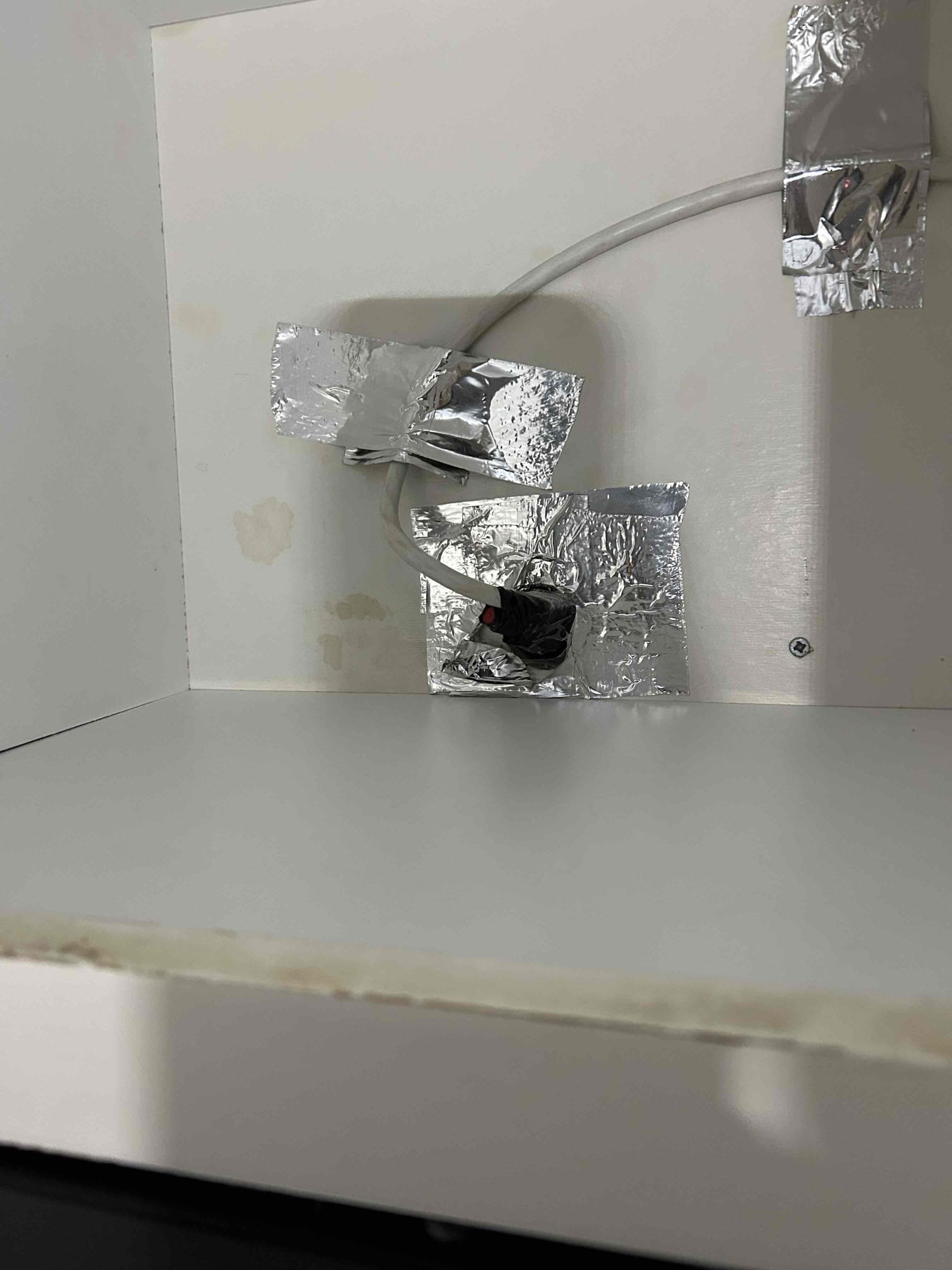 Replace burnt up receptacle in basement rec area
Remove switch for condensation receptacle and install blank plate
Replace two receptacles in the first floor hallway
Replace switch for switch receptacle in the basement wreck area
Replace receptacle to the left of the basement walkout