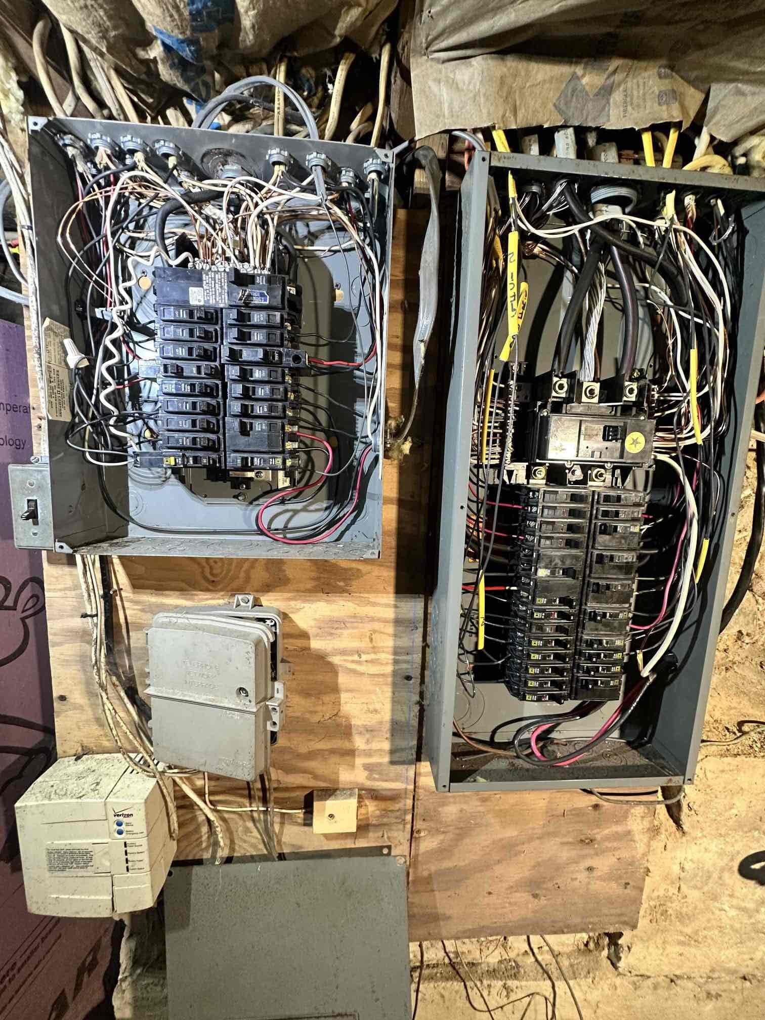 This solution includes the replacement switch for the rear exterior lights. In addition we shall repair the wiring at the post lamp and install new customer supplied exterior fixture at music building.

We have replaced the exterior fixture at music building, repaired wiring at post lamp and replaced the switch that operates the rear exterior fixtures.