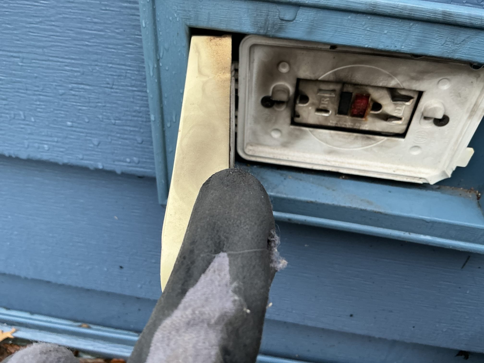 We have delivered pricing regarding the exterior receptacle on front of home.
We have determined that dishwasher is working and has power.