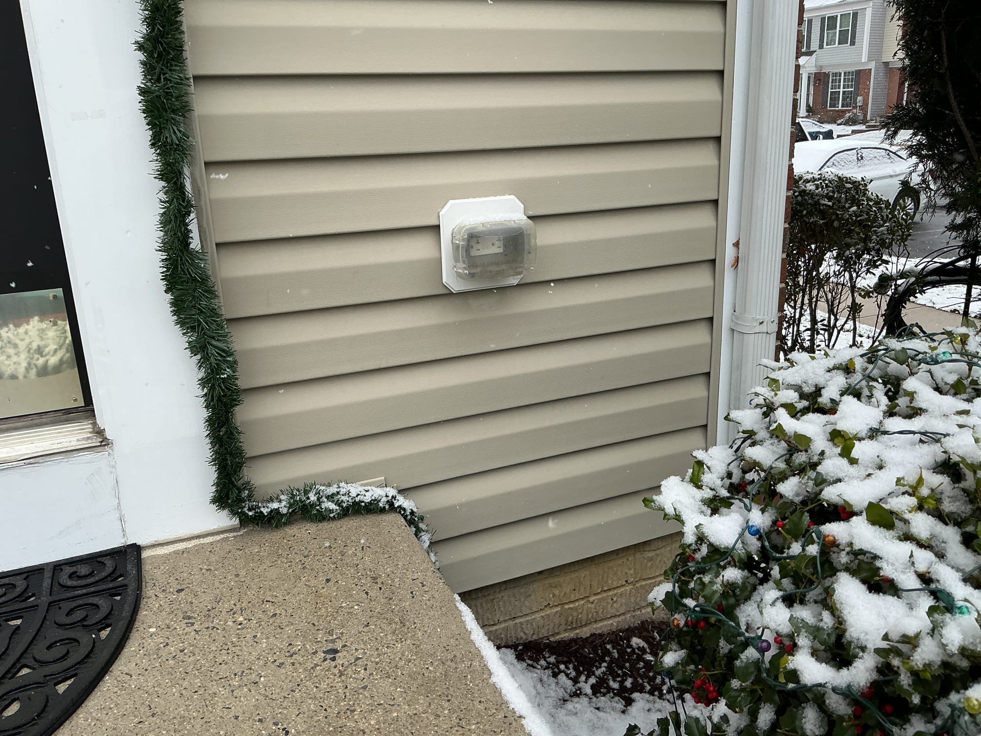 This solution includes the replacement of the front exterior gfci. We have replaced the exterior gfci on front exterior.