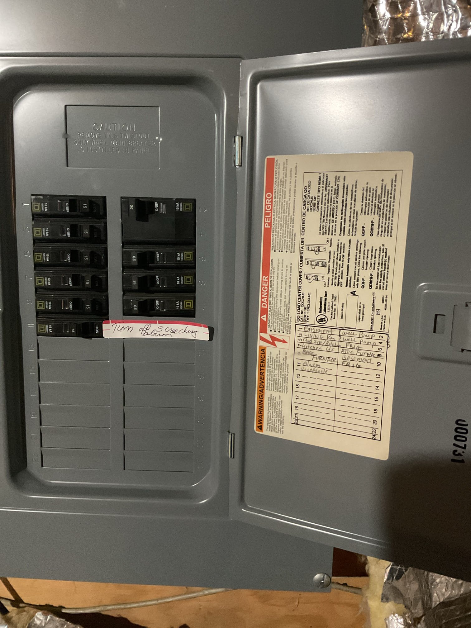 Arrived onsite and the resident showed me to the basement where she had a generator panel already in place, but wanted additional circuits moved into it. I had Tyler go throughout the home to confirm how many circuits it was and it turned out to be a total of 3 circuits total, one for the kitchen outlets, one for the bathroom outlets, and one for the bath and master bedroom lights. We will return to move the circuits over to the generator panel Monday December 8th closer to 9am. 


- Move a total of 3 circuits, one for the master bedroom lighting 15 amps, one for the master bath outlets 20 amps, and one for the kitchen outlets to the generator panel from their respective panel locations currently 20 amps . Add new QO breakers into the generator panel to power those 3 circuits moving forward. 