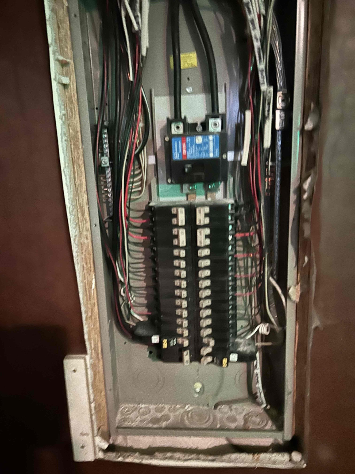 Replace broken breaker feeding storage room in basement