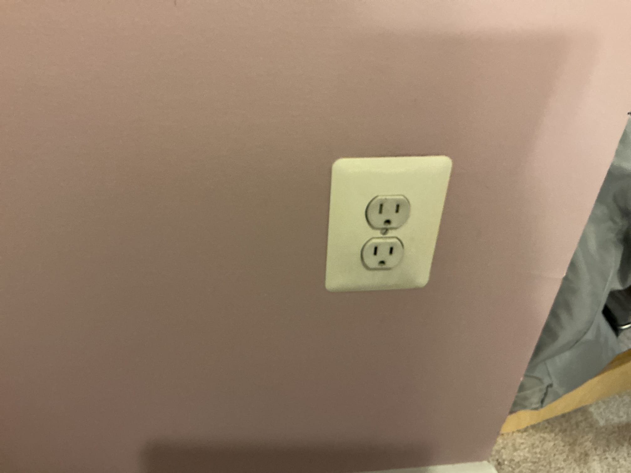 We have delivered pricing for the receptacle replacements for the bedroom.