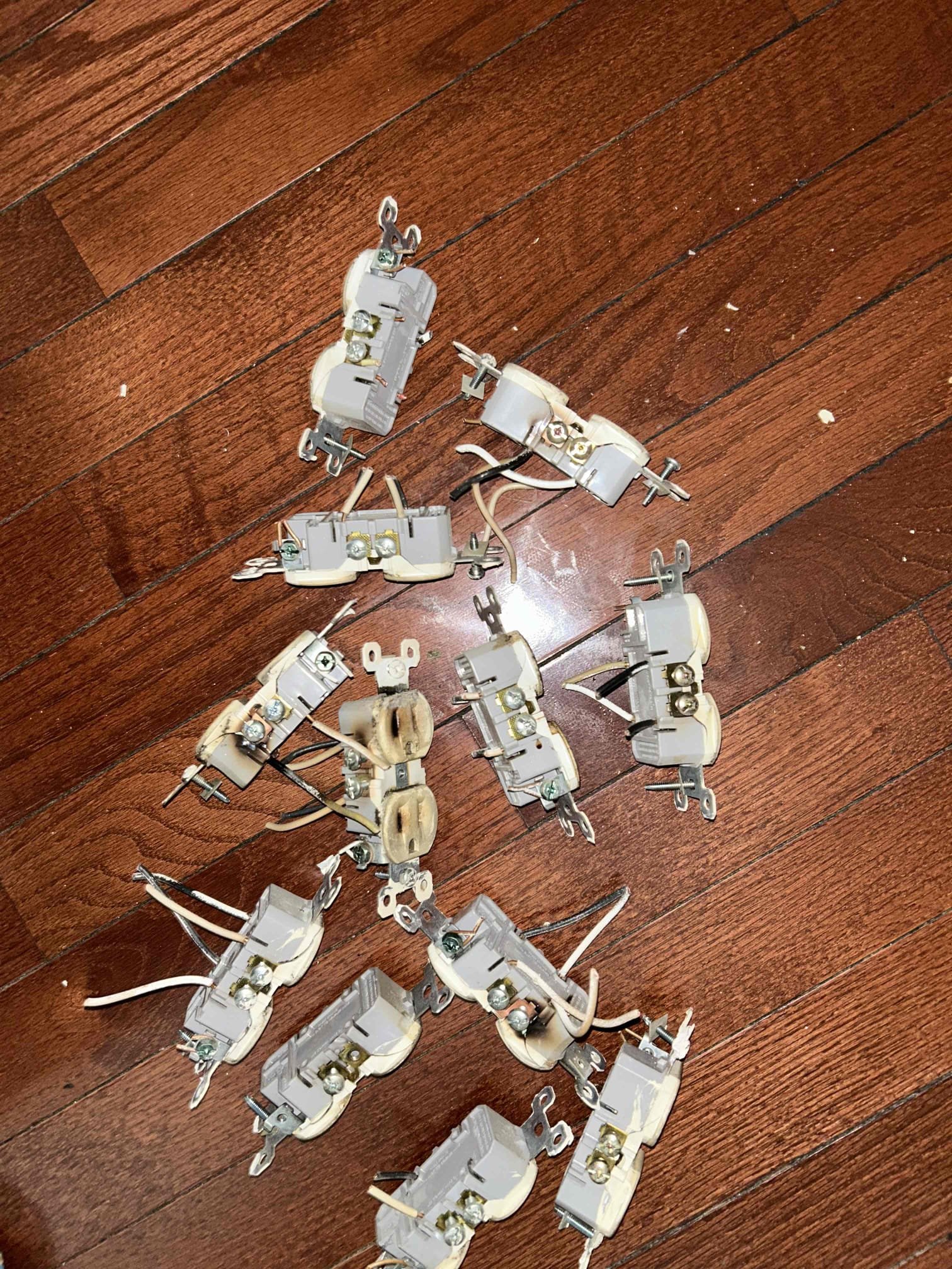 Replace all receptacles in primary bedroom