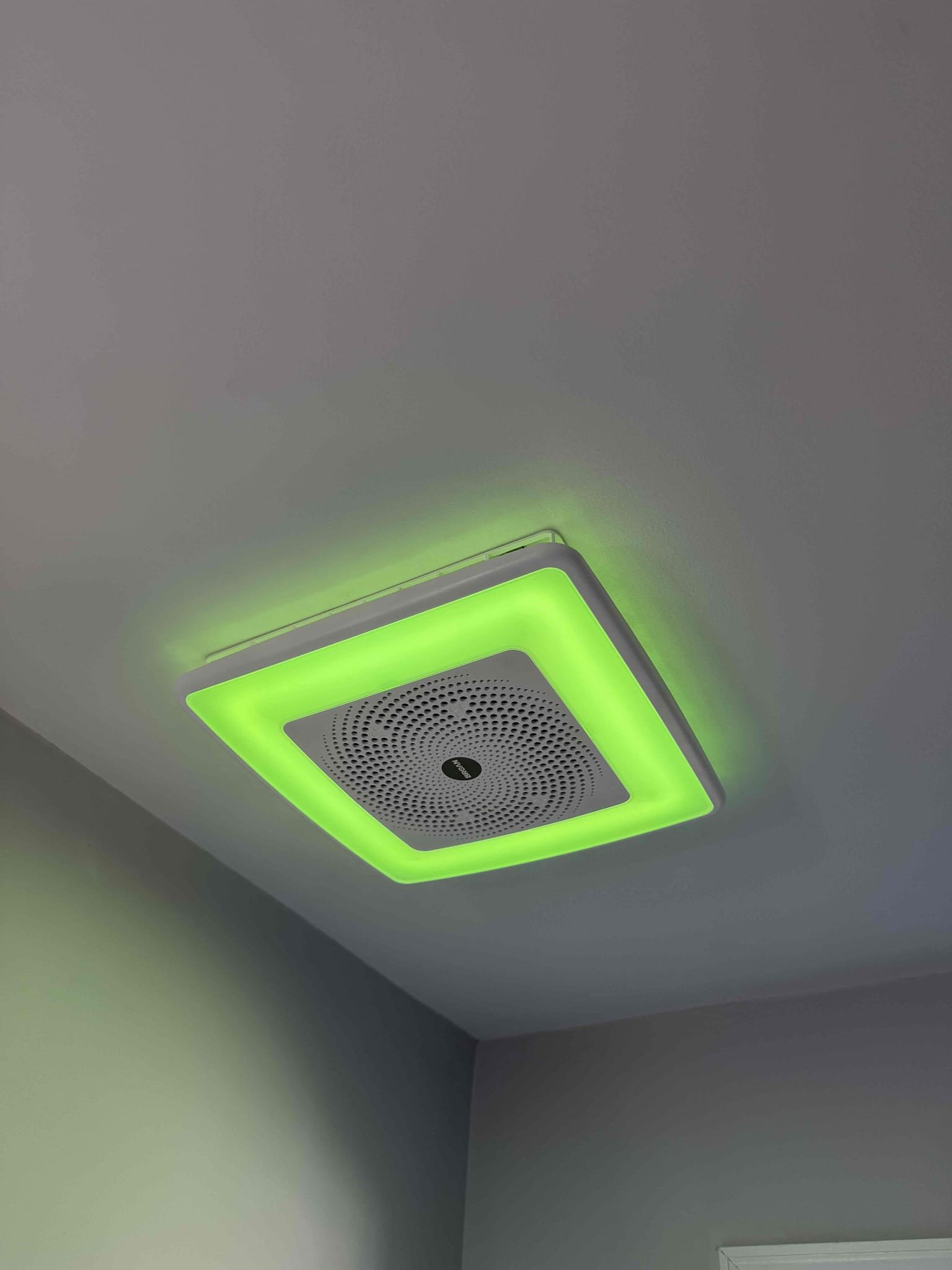  Insulation of bathroom exhaust fans in the second floor bathrooms. Installed a smart customer supplied fan in the primary bathroom and a upgrade kit into this hallway one.