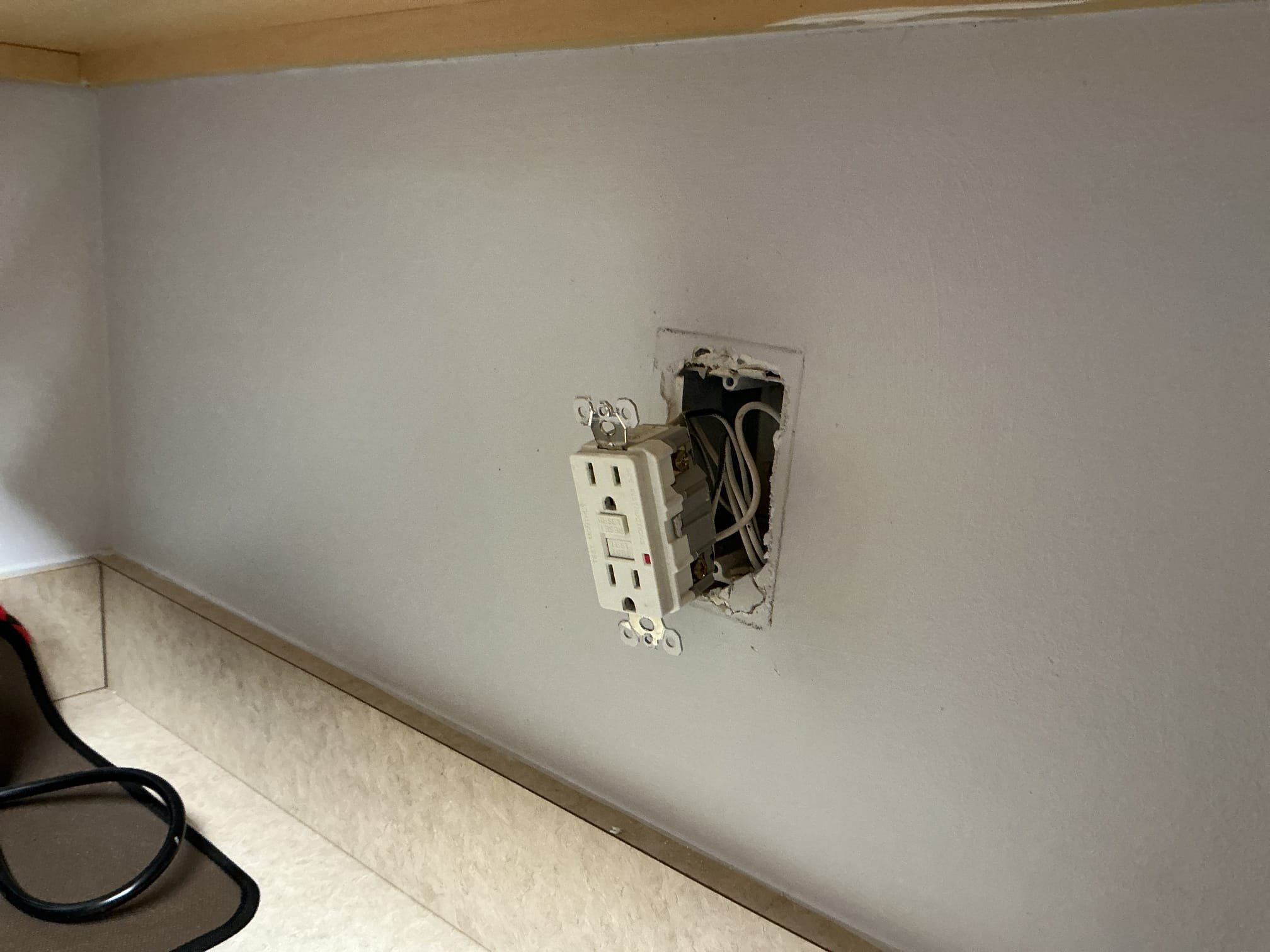 This solution includes the installation of two new GFCIs in the kitchen and one in the main bathroom to resolve an intermittent nuisance tripping.  Additionally we shall install a common trip handle breaker to operate the multi feed circuit and gfci protection for the washer.

We have installed new gfci receptacles at kitchen, bathroom and washer. We have also installed a common trip handle breaker for the dishwasher/disposal circuits.