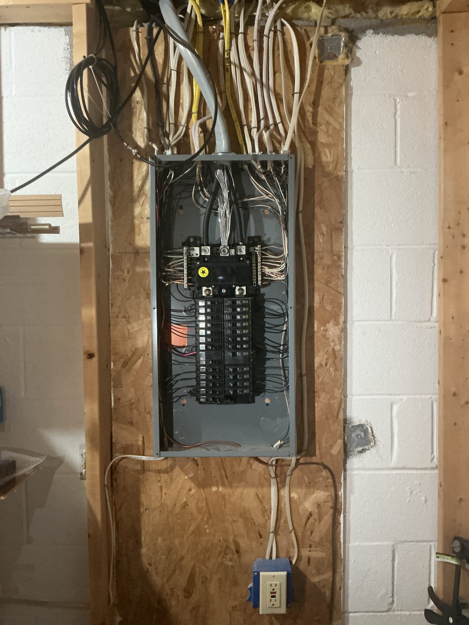 We have delivered pricing regarding the installation of recess lighting in the kitchen area. We recommend having the double tapped neutrals alleviated.