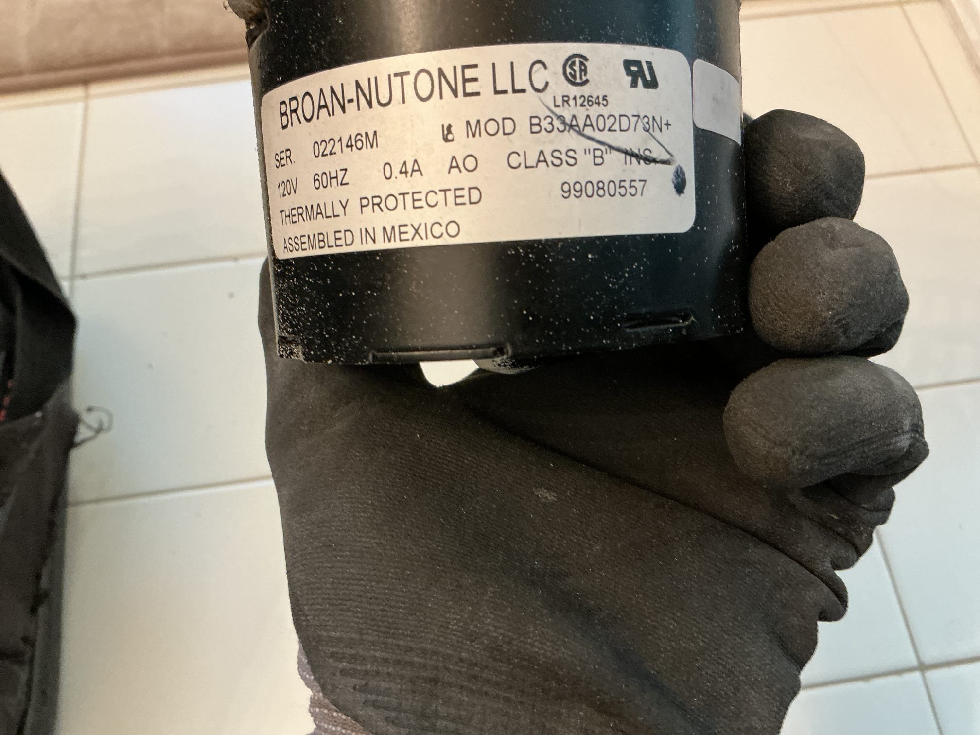 We have delivered pricing regarding the bath fan and smoke alarms.