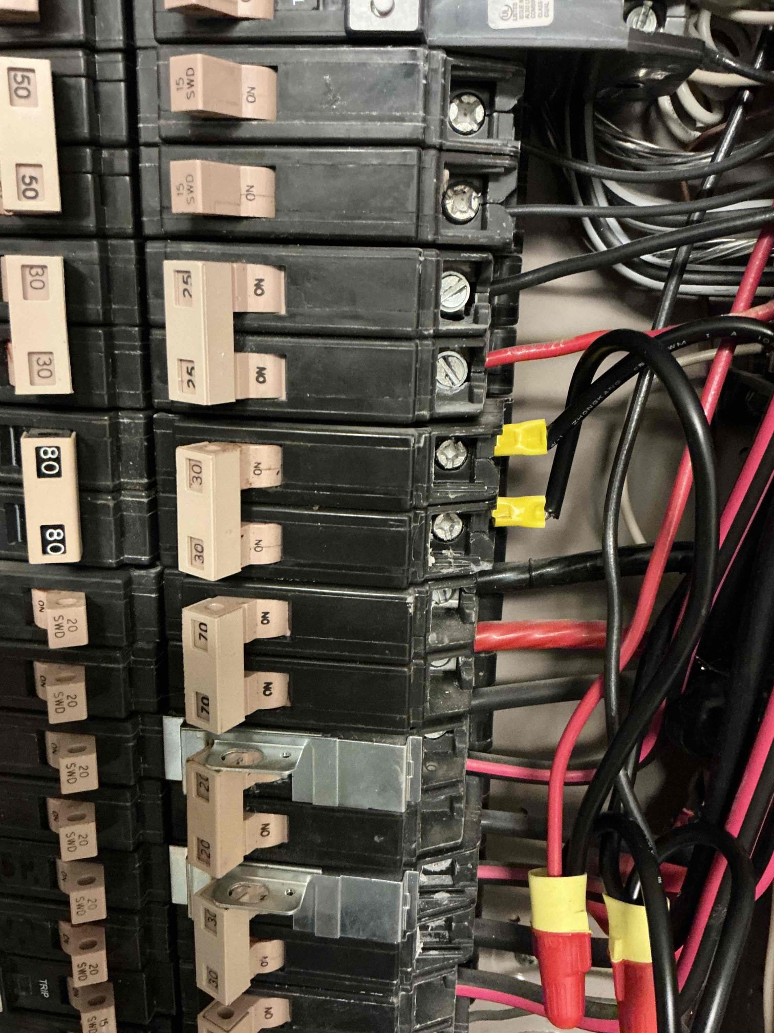 For this job, we came out for a power loss issue on a circuit where there’s two receptacles without power and there was lighting, not working. Tested the switches they’re all functioning properly, I determined there was bad bulbs in the fixtures, and that was the case so we replace the bulbs customer supplied for him. Additionally, two GFCI‘s were not functioning, but we’re getting power, one in the bathroom and one for the utility closet on two separate circuits in the same area of the lighting had went out. I told the customer I thought it was from a small power surge, and he did say there had been a lightning strike near his home. Replace both GFCI’s in addition to replacing the bulbs for the customer and installed a whole home surge protector. Customer enrolled into our VIP care plan.

Replace (2) GFCI that are damaged from what I believe to be from a surge as there is a series of bulbs out and no surge protection in panel
Install (1) whole home surge protector