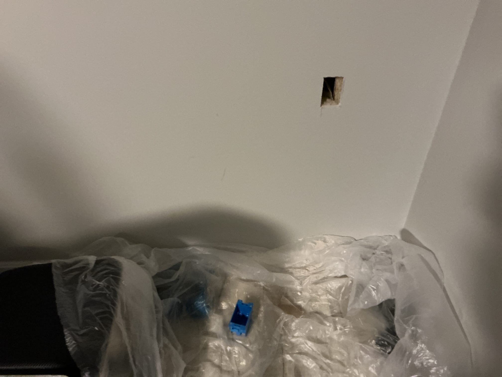 This solution includes the installation of a dedicated 120V 20A circuit for a space heater in garage and a circuit for microwave. In addition we shall repair the receptacle in the garage that is loose.