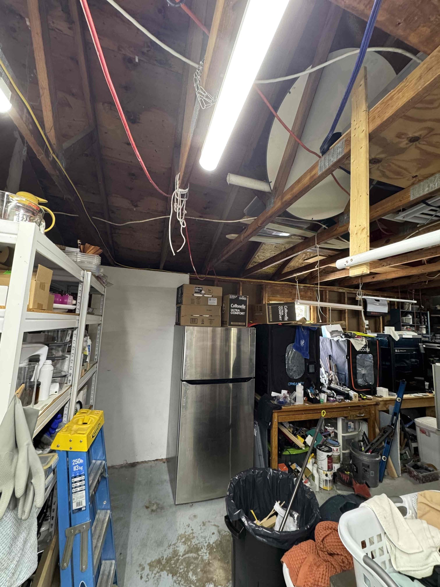 Install 2 dedicated 20 amp circuits in garage
First circuit will be located near the subpanel next to the receptacles we installed on a previous visit.
Second circuit will be installed on the opposite end of the garage over where the wall mounted heater is located.
We will install dual function breakers as required by safety and current code standards.