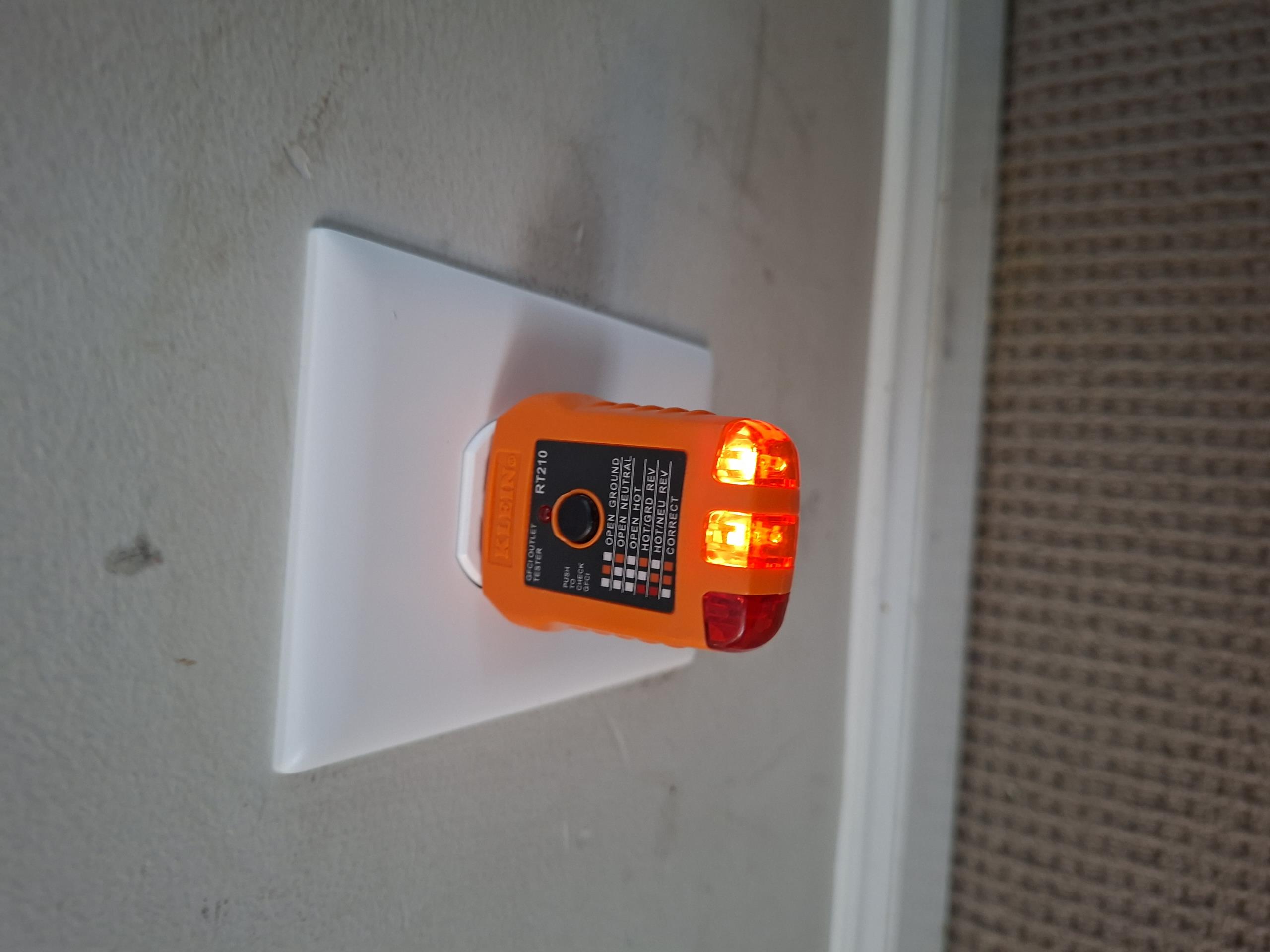 Redevice entire family room circuit, including all receptacles and standard single pole switches in 5 gang box, using proper pigtail wiring method. 

Called out today to troubleshoot the family room that did not have power in the lights and receptacles. Using my plug tester, I discovered that the receptacles were hot/ground reverse, leading me to believe that a receptacle had possibly failed. I went down to the panel to test for voltage of the breakers, and all breakers read 120 volts. Customer told me that a previous company had done work in the home, adding a whole home generator. This lead me to further investigate the termination in the main electrical panel. I discovered that two neutrals were not properly torqued down and were floating on the neutral bus bar. I tightened these down and proper power was delivered to the devices. Due to the age and wiring style of the old devices, I recommended redevicing the circuit, to guarantee the terminations. Customer agreed to scope of work.