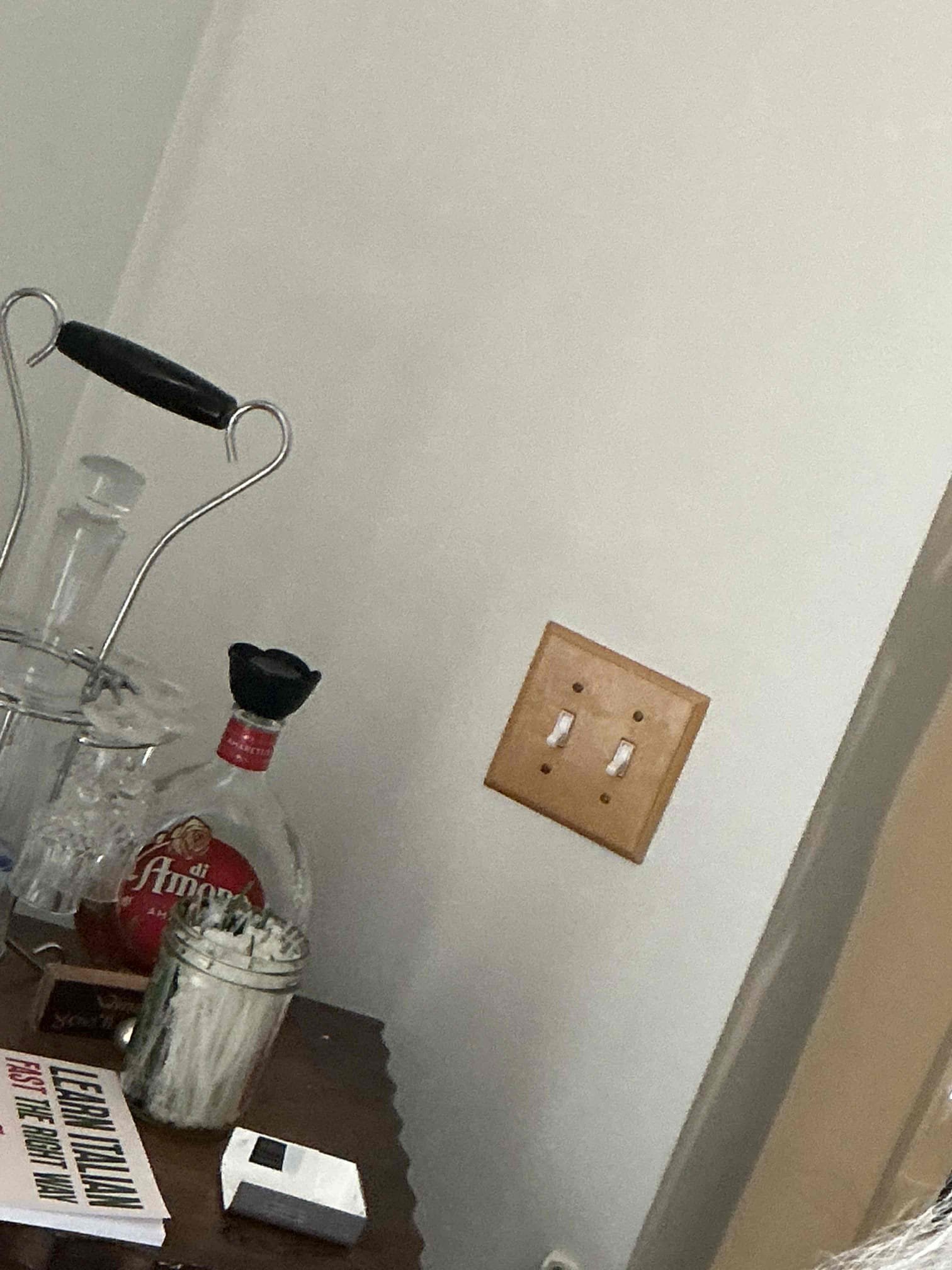 For this job, we were called out for fan wires not getting power. Customer was using a handyman that was using a stick tester as well as turning the wrong switch on.. both switches were functioning properly sending power determined with a multimeter however, given the age of the switches, we suggested to replace them while we were there. We replaced the switches and tied the fan in so the handyman could put the rest of the fan together. Customer says she is selling the home so we communicated a few items we noticed that a home inspector may have her update, customer is waiting to cross that bridge when they get there.
Replace (2) single pole toggle switches and rewire box