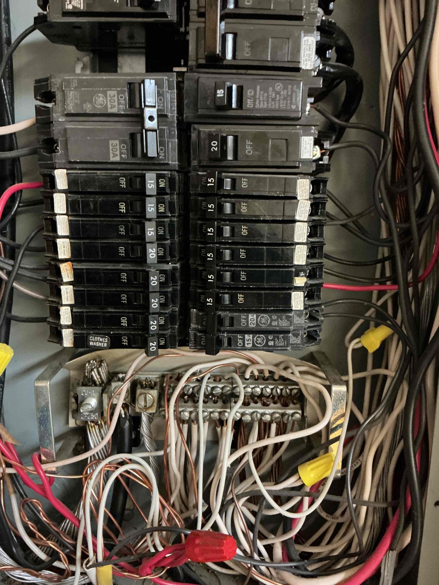 Quote to install new 200 amp electric system for the home. 
We will obtain electrical permits and inspection for this project. 
We will obtain BGE work order and organize their inspection/ work.
Installation to meet national/ local codes and safety requirements. These tasks are outlined below in the line items- panel, electrical grounding, bonding, surge protection, breakers, and misc.

Installation of new dedicated circuits for kitchen area. We will run two new dedicated 20 amp circuits, one for the microwave and the second for the counter top. We will also replace the two other outlets that are on the kitchen counter top. We will also replace three dimmers that control fans with standard switches. These switches are currently causing the fan motors to dim which causes over heating. We will also replace an exterior outlet and replace with new wiring back to back with a GFCI. Lastly, replace two “timer” boxes in the basement that control power to living room switches. When accidentally