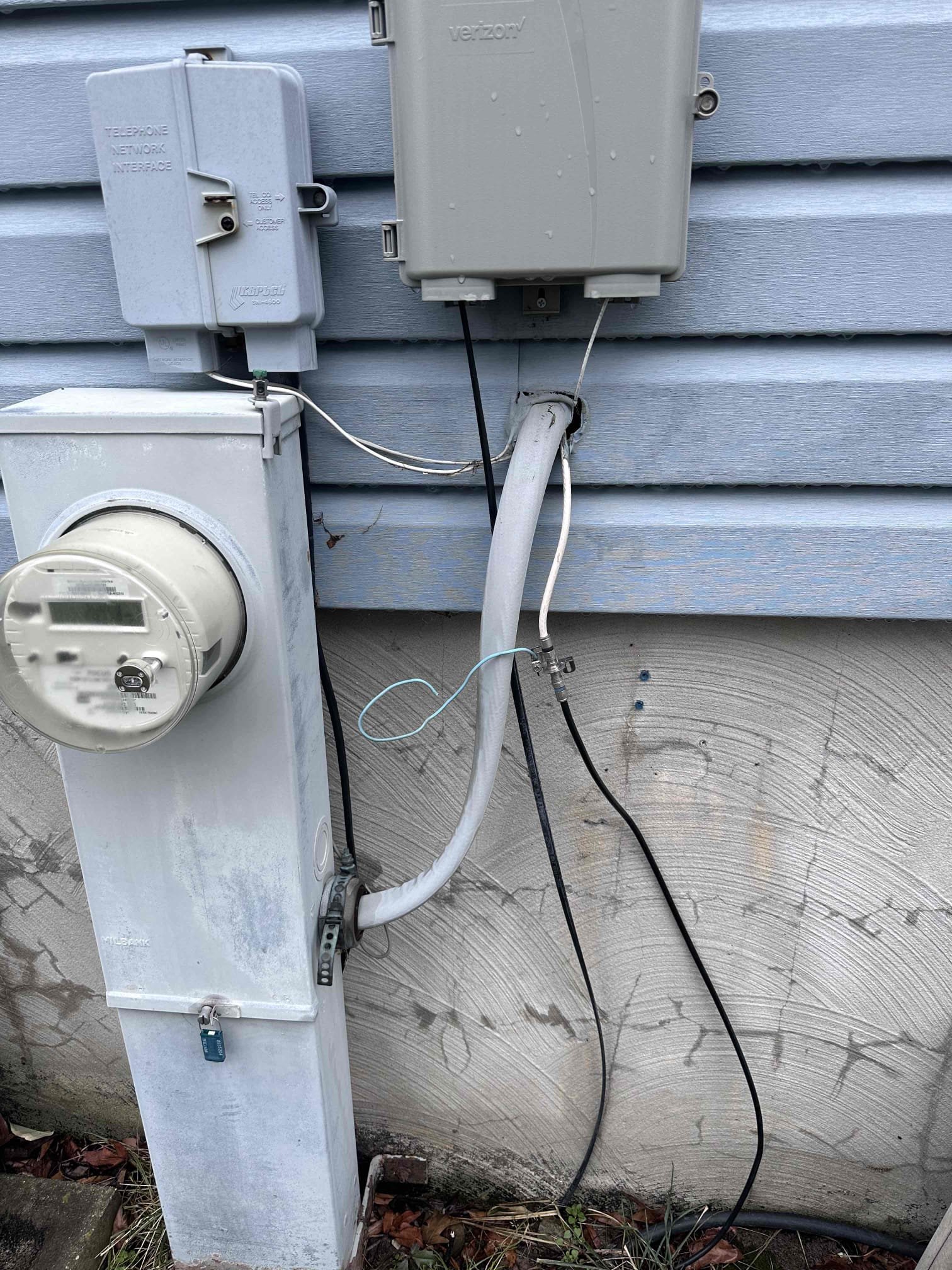 Installation of new device for the sump pump. We will install a new alarm GFCI for power loss prevention and awareness. 

Today while inspecting the electrical issues in the basement, i made the customer aware of the hazardous state her main panel was in. I explained the double tapped neutrals, shared neutral circuits, and the illegal tandems. The breakers currently installed are not rated for the panel and were used due to needing space for newer circuits. I expressed that this will need to be replaced due to the over all safety of the home. Customer was also aware of the service cable having a tear located in the top of the cable and the lower portion of the cable. 

We recommended a whole heavy up with new panel replacement and grounding updated. Customer was aware and will schedule if deciding to move forward. 