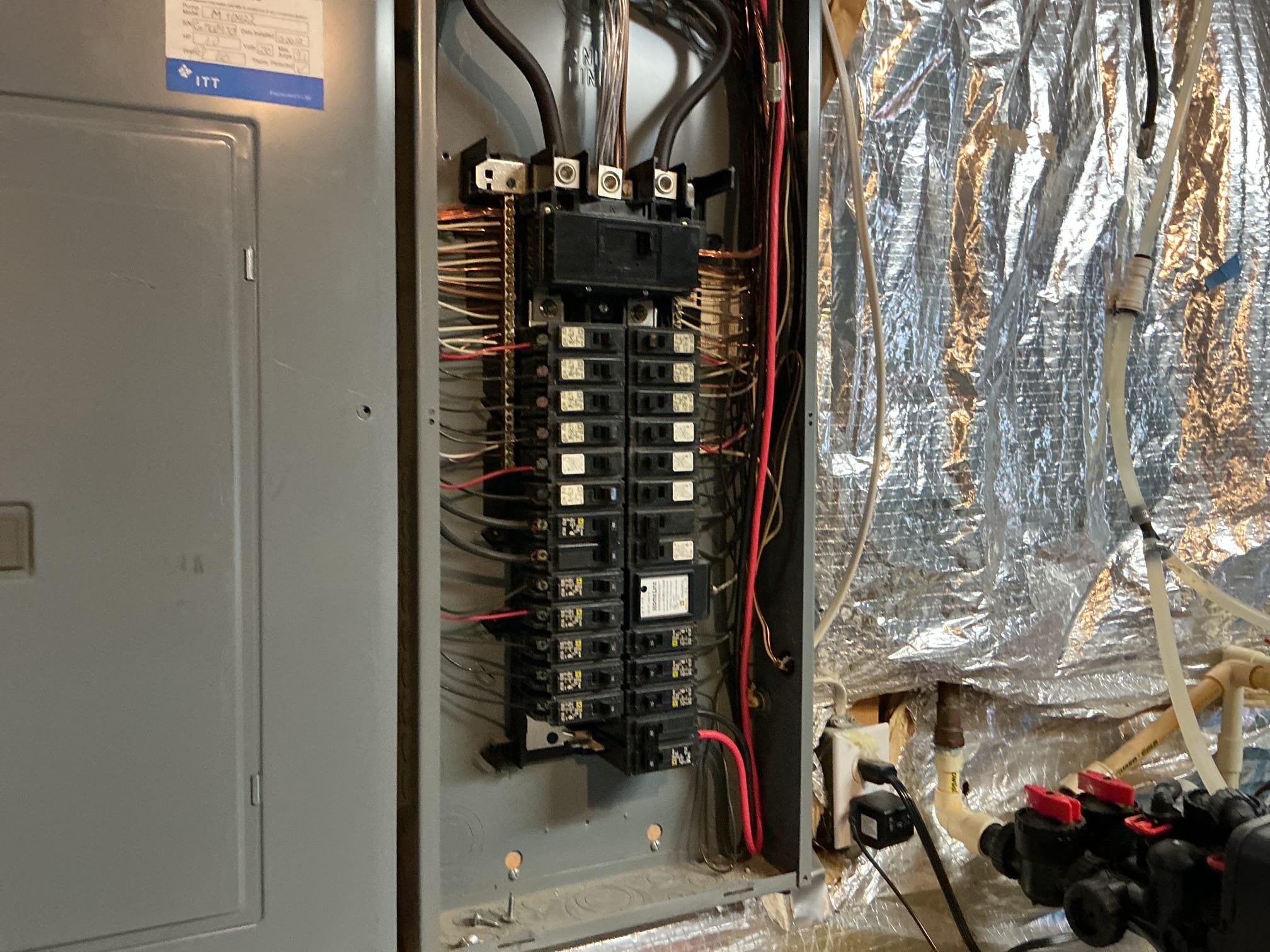 This solution includes the installation of a customer supplied fixture in the office area. In addition we shall install a dimmer switch. In addition we shall install a new customer supplied foyer fixture.

We have installed the fixture in the first floor office. We shall return when customer supplied materials arrive.

We have installed the new customer supplied foyer fixture.