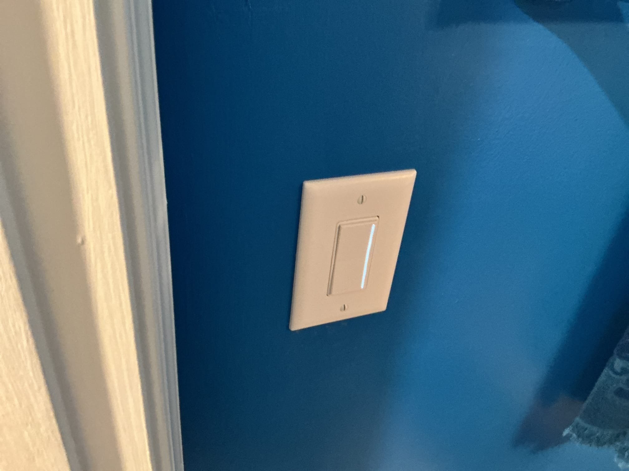 This solution includes the replacement of a switch with a new customer supplied switch.
We have replaced the basement bathroom switch.