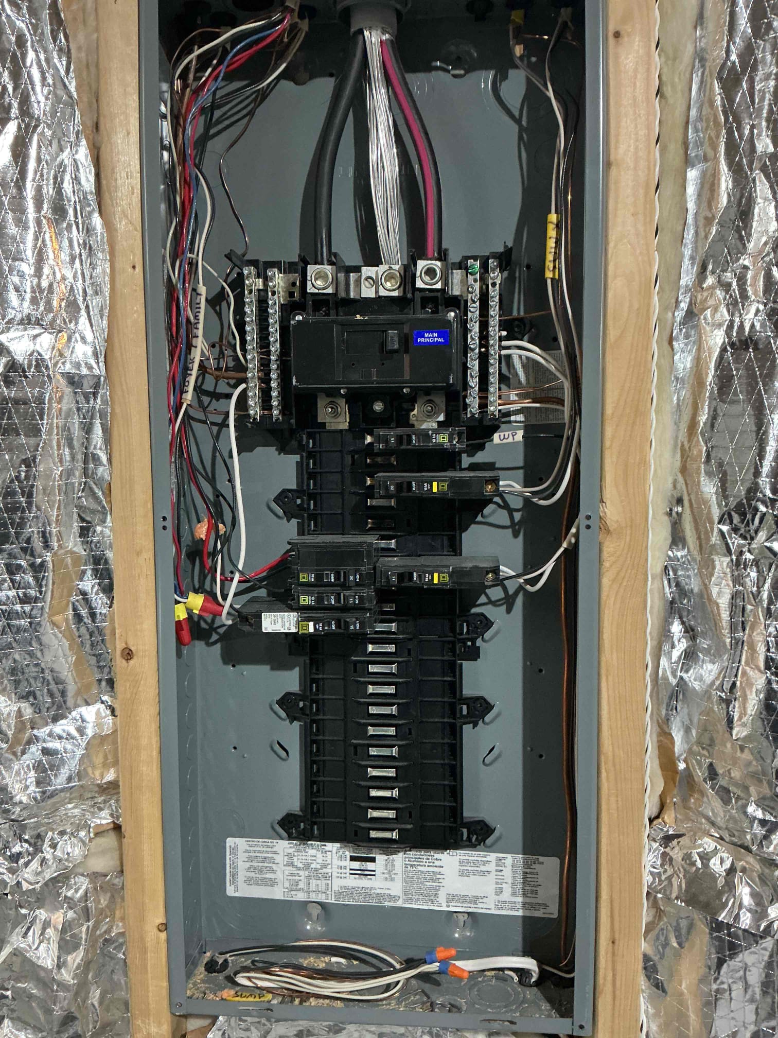 Installation of new switch for the bathroom located on the first floor. The current dimmer is over heating and needs to be replaced. Installation of new bath fan/light combo for the second floor bathroom. Installation of new bath fan for the first floor and primary bathroom as well. We will replace the humidity sensor switch for the second floor bath with a standard switch. Installation of new whole home surge protectors to further protect the Arc fault breakers and provide an additional layer of protection for the electrical system. These are also required per county safety code. Re-wiring the sub panel that currently has grounds and neutrals tied together. This is hazardous due to prevention of parallel paths of return current, which can create electrical shock and over heating. 

(03/03) Today we returned to complete the bathroom exhaust install as well as the installation of the whole-home surge protector.